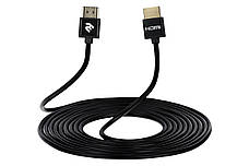 HDMI 2.0 - HDMI 2.0 кабель 2 метра для Монітора Ноутбука Телевізора Xbox PS5 2Е Чорний (2EW-1119-2m), фото 4