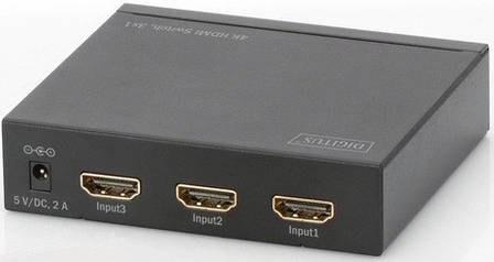 Відеокомутатор Digitus HDMI 4K Чорний (DS-48304), фото 1