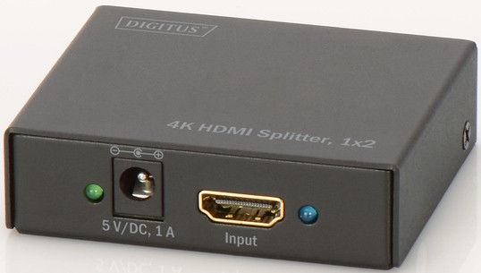 Подовжувач Digitus 4K HDMI Splitter Чорний (DS-46304)