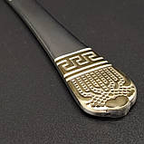 Набір столових приборів 24 предмета подарунковий з позолотою на 6 персон ZPT-1001, фото 7