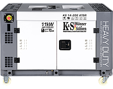 Генератор на дизелі Konner&Sohnen KS 14-2DE ATSR (11 кВт, 220В, Silent)