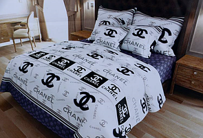 Двоспальне постільна білизна з брендовим логотипом