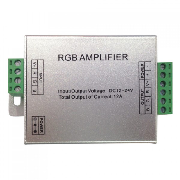 Підсилювач світлодіодної стрічки RGB AMPLIFIER 24A