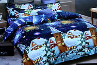 Полуторное детское постельное белье Новогодний Праздник