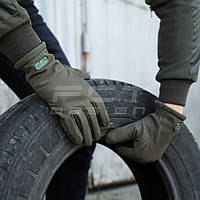 Рукавиці Софтшел хакі з Тачскрином утеплені