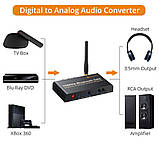 Цифро аналоговий аудіоконвертер 192 кГц Bluetooth APT-X AAC SBC DAC конвертер Neoteck NTK108C, фото 6
