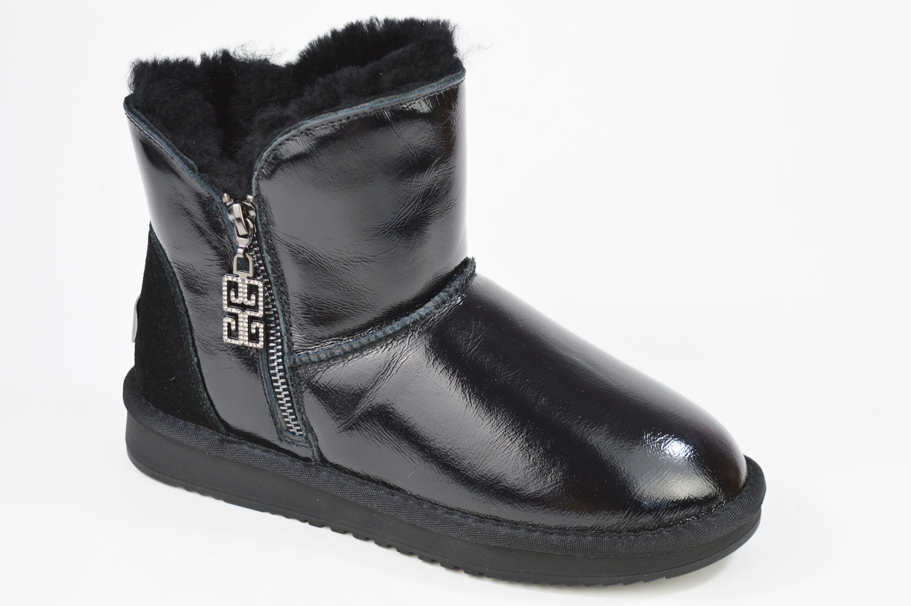 Уги Prima D'arte 8095 39 Чорний лак 38, Жіночий, Уггі