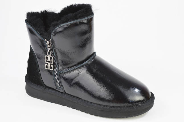 Уги Prima D'arte 8095 39 Чорний лак 38, Жіночий, Уггі, фото 1