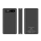 Корпус Повербанк 6*18650 M6 вихід 2xUSB 5V 2A вхід 5V 2A type C або micro USB LED ліхтарик powerbank, фото 3