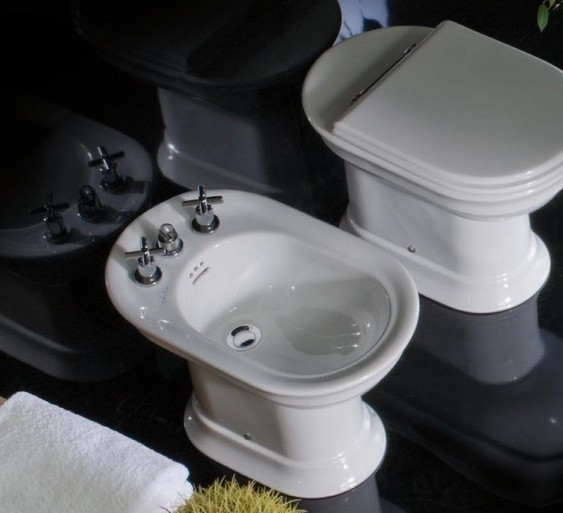 Унитаз в ретро стиле напольный Hatria Dolcevita с крышкой: купить по ...