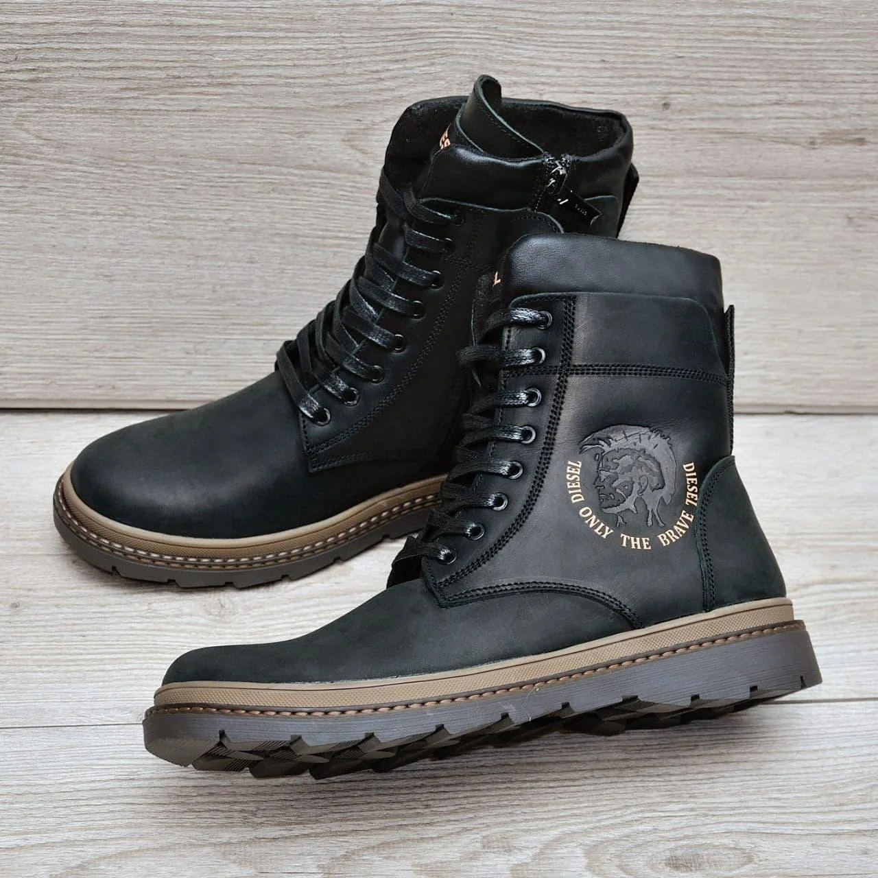 Черевики шкіряні зимові Diesel Modern