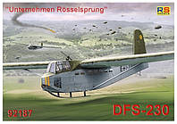 Пластикова модель 1/72 RS models 92187 Німецький транспортний планер DFS 230 "Unternehmen Rösselsprung"