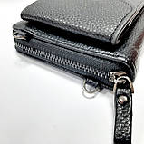 Клатч гаманець чорного кольору, фото 4