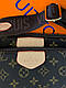 Сумка жіноча 3 в 1 + ремінь набір Multi Pochette, brown, фото 3