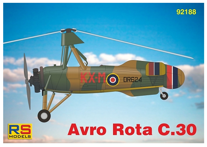 Пластикова модель 1/72 RS models 92188 Розвідувальний автожир Avro Rota C.30A