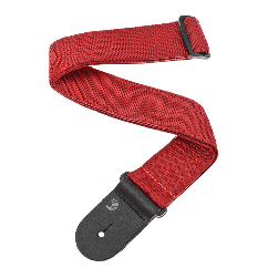 Гітарний ремінь D'ADDARIO PWS101 POLYPRO GUITAR STRAP (RED)