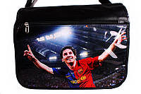 Качественная сумка через с фото Messi