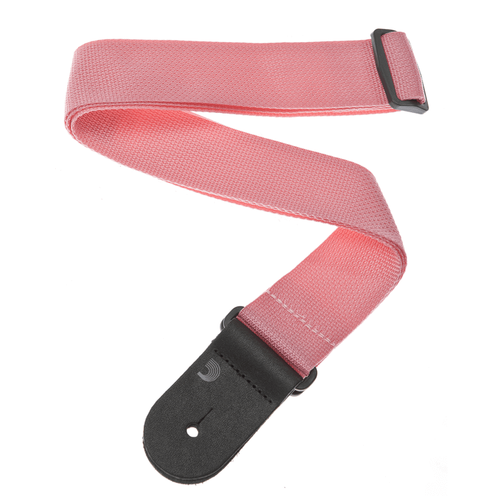 Гітарний ремінь D'ADDARIO PWS106 POLYPRO GUITAR STRAP (PINK), фото 1