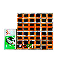 Набір для ремонту камери велосипеда, велоремкомплект 48 латок і клей