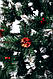 Різдвяна Ялинка елітна з шишкою і калиною червона 2,5 м, фото 3