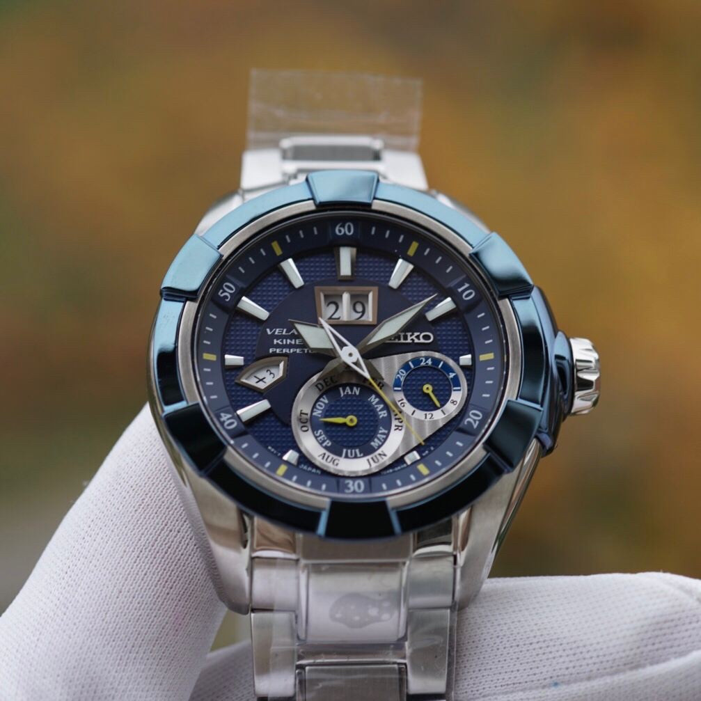 Часы Seiko SNP117P1 Velatura Kinetic Perpetual Calendar Sapphire