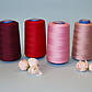 Нитки конус/колір рожевий/100% поліестер/40/2/бобіна 4000 ярдів ( приблизно 3500 м), фото 4