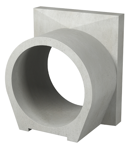 Дзвіно-головка залізобетне з плоским спіраллю ЗКП 15.650