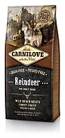 Сухой корм Carnilove (Карнилав) Raindeer для взрослых собак всех пород (северный олень) 12 кг