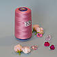 Нитки конус/колір рожевий/100% поліестер/40/2/бобіна 4000 ярдів ( приблизно 3500 м), фото 3