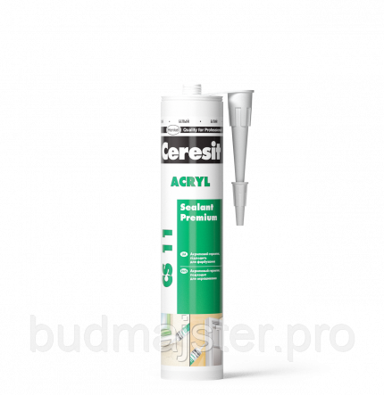 Акриловий герметик Ceresit CS 11 Acryl, білий 280мл