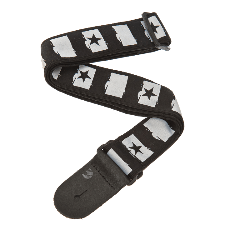 Гітарний ремінь D'ADDARIO 50C01 NYLON WOVEN GUITAR STRAP (ROCK STAR)