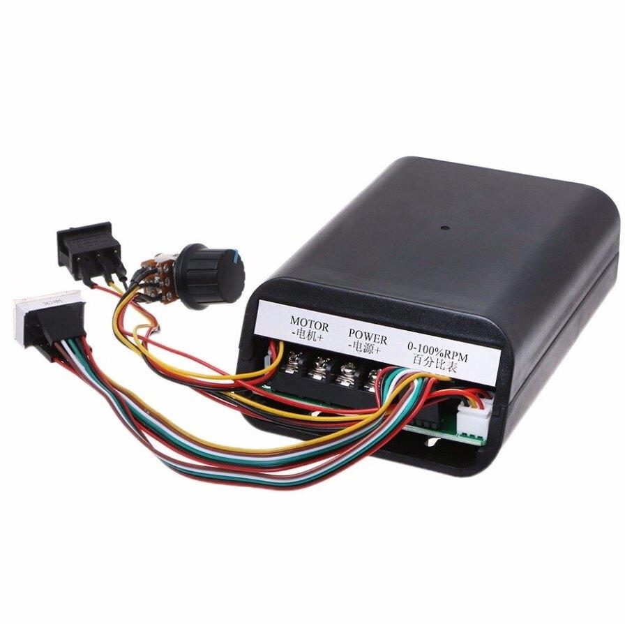 ШІМ регулятор PWM 10-55V 40/60А реверс, дисплей, корпус