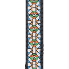 Ремінь гітарний D'ADDARIO 50E02 NYLON WOVEN GUITAR STRAP (STAINED GLASS), фото 3