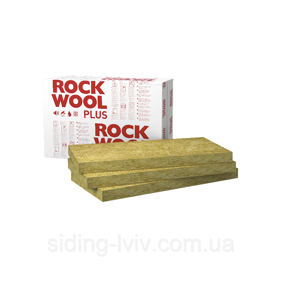 Мінеральна вата Rockwool Rockmin Plus 50 мм (Роквул Рокмін Плюс)