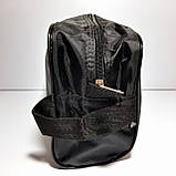 Косметичка чоловіча чорна без підкладки, фото 3