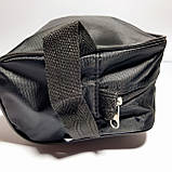 Косметичка чоловіча чорна без підкладки, фото 4