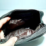 Чоловіча косметичка коричнева з кишенькою, фото 4