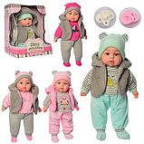 Лялька пупс Мій малюк м'яконабивний пупс M 5424 45 см, фото 7