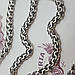 Срібна ланцюжок Бісмарк ажурний 21р черненный, фото 4