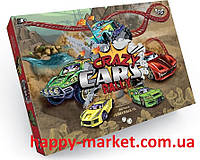 Игра-ходилка настольная Crazy Сars Rally DTG 93R