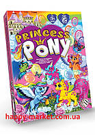 Игра-ходилка настольная Princess pony DTG 96