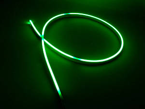 Гнучкий неон LED 12 В 100см зелений Flex neon