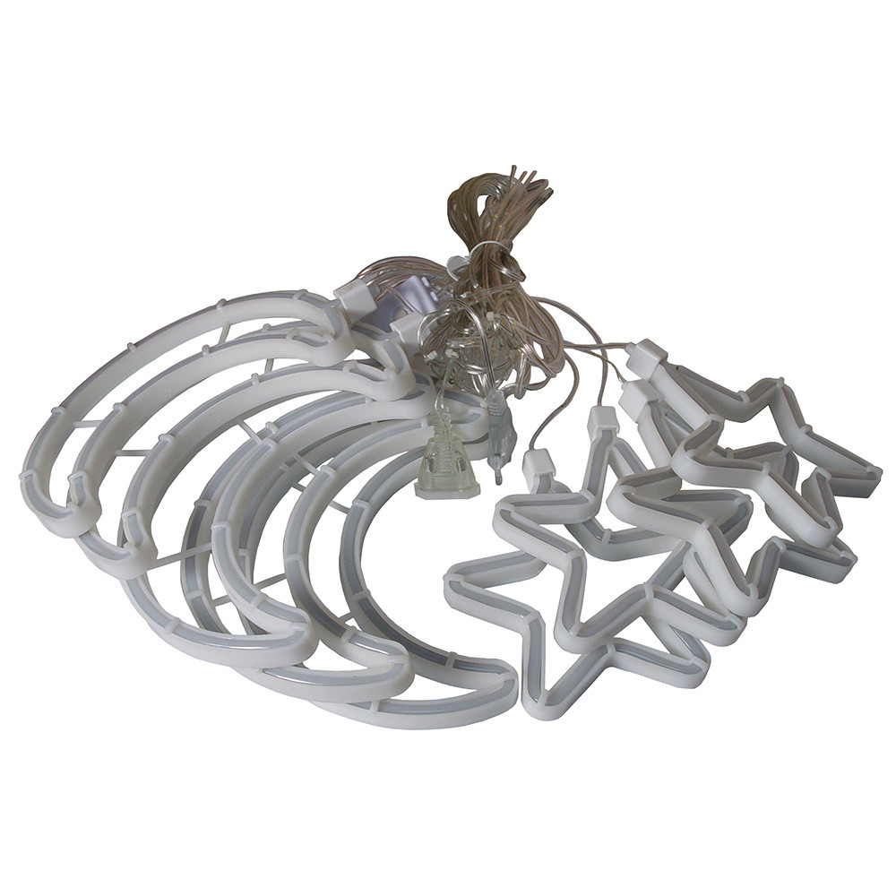 Гірлянда Xmas Copper curtain 7260 9WW-1, 3x0.7 м, жовтий світло