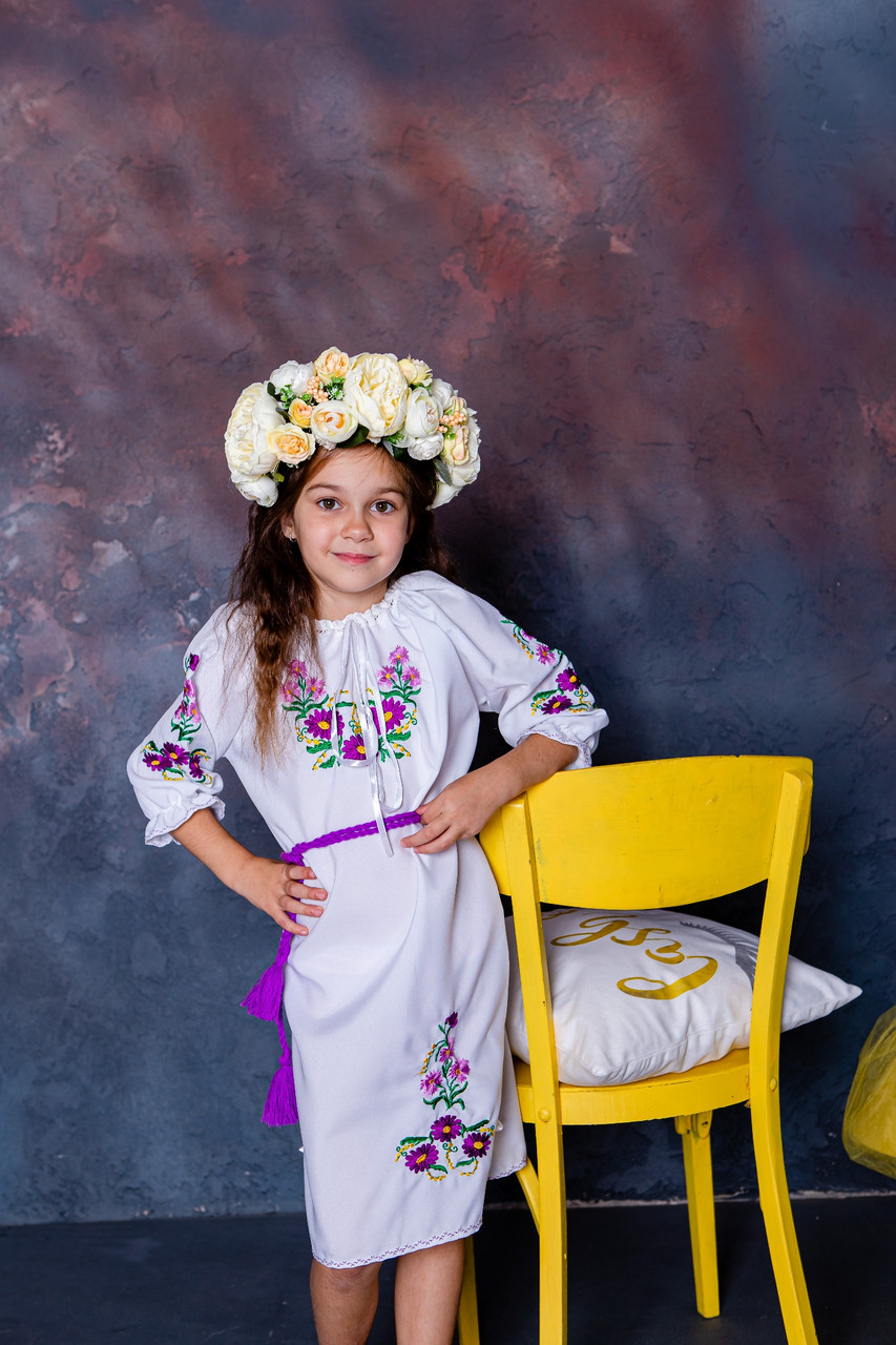 Плаття для дівчинки Лілея біле