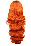 Перука руда довга, хвилясте волосся, фото 2