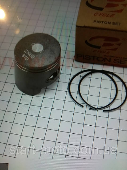 Honda DIO ZX AF34 ⁇ 35 Поршень комплект 65cm3 44.00mm STD матовий поршень (фірма B-cycle), фото 1
