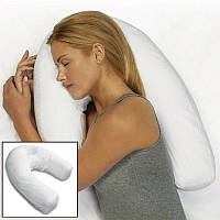 Эргономичная ортопедическая подушка для сна Side Sleeper Pro с отверстием для уха