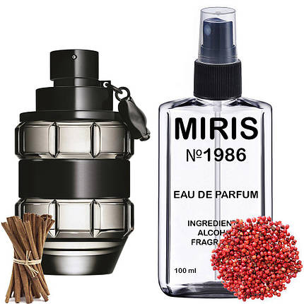 Духи MIRIS №1986 (аромат схожий на Viktor & Rolf Spicebomb) Чоловічі 100 ml, фото 2