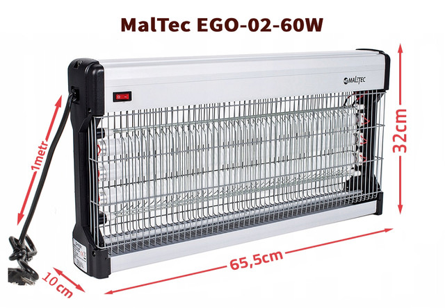 Знищувач комах промисловий Maltec EGO-02-60W