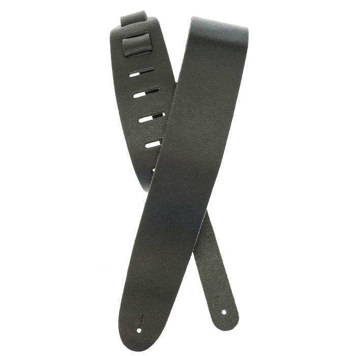 Ремінь для гітари D'ADDARIO 25BL00 BASIC LEATHER GUITAR STRAP (BLACK)